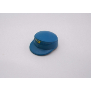 PLAYMOBIL (0380) Chapeau Adulte Casquette Bleue pour Facteur 3309 (Jaunie)