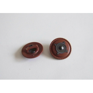 PLAYMOBIL (L6c13) MOYEN-AGE - Lot de 2 Boucliers Marron Gris Foncé 3329 Cassés