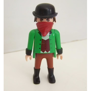 PLAYMOBIL (B4158) WESTERN - Homme Bandit du Refuge des Hors-la-Loi 3815