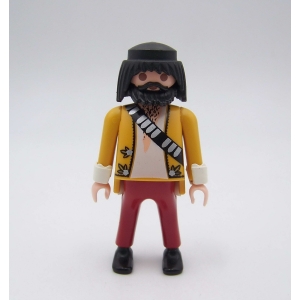 PLAYMOBIL (B4127) WESTERN - Homme Mexicain Bandit Contrebandier Armes 3035 (Usé)