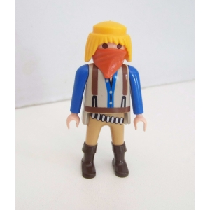 PLAYMOBIL (B4148) WESTERN - Bandit Foulard Orange 6820