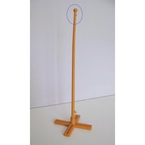 PLAYMOBIL (B12c07) WESTERN - Mat pour Drapeau Forts 3023 3806 Attache Cassée