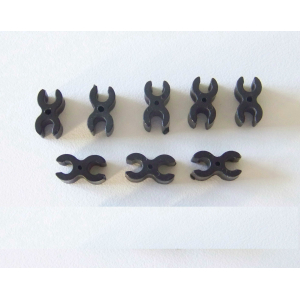 PLAYMOBIL (B1206) WESTERN - Lot de 8 Attaches Simples Forts 3419 3420 3773 3806