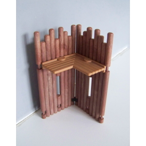 PLAYMOBIL (B1239) WESTERN - Murs avec Plate-Forme Angle 3419 3773 3806