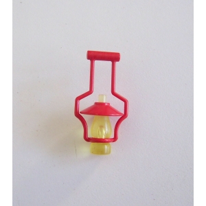 PLAYMOBIL (B1128) WESTERN - Lampe Lanterne Rouge 3023 3769 3770 3805 4034 3793
