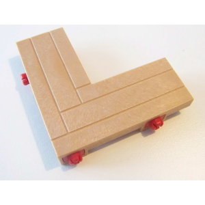 PLAYMOBIL (B1137) WESTERN - Plate-Forme Remparts Angle Forts SystemX 3023