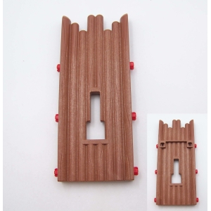 PLAYMOBIL (B1110) WESTERN - Mur Simple Bois pour Forts SystemX 3023 4072