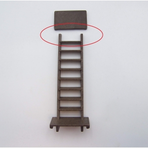 PLAYMOBIL (B33c27) WESTERN - Escalier Marron Marche Supérieure Cassée