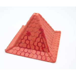 PLAYMOBIL (L31c19) MOYEN-AGE - Toit Tour Carrée Chateau 3445 3446 (Peinture)
