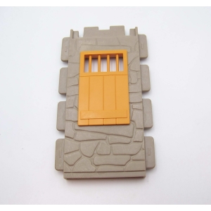 PLAYMOBIL (B3206) WESTERN - Mur en Pierres Fenêtre Barreaux Sheriff 3786