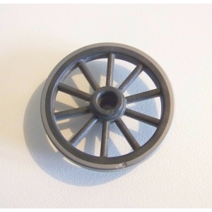 PLAYMOBIL (B2129) WESTERN SOLDATS - Petite Roue 45mm Gris Transport d'Or 3037