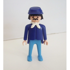 PLAYMOBIL (B2216) WESTERN SOLDATS - Soldat Moustache Artillerie 3729 Fort 3773