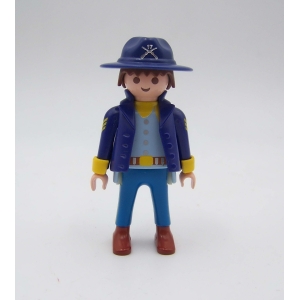 PLAYMOBIL (B2219) WESTERN SOLDATS - Sergent Nordiste Garde Fourgon d'Or 3037