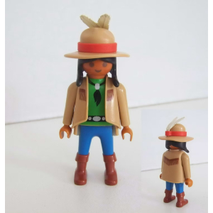 PLAYMOBIL (B2214) WESTERN SOLDATS - Eclaireur Scout Cavalerie US 3811