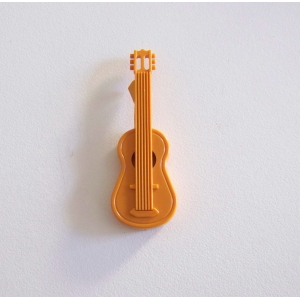 PLAYMOBIL (J114) EPOQUE 1900 - Guitare Orange Chanteur Musicien Parc 5360