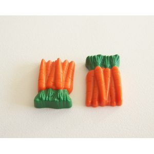 PLAYMOBIL (J121) EPOQUE 1900 - Fruits Légumes - 2 Lots de Carottes