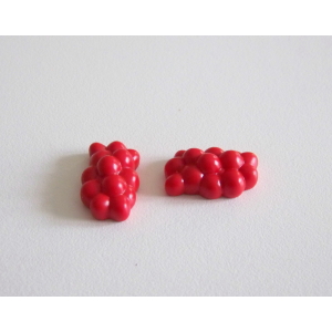 PLAYMOBIL (J124) EPOQUE 1900 - Fruits Légumes - 2 Lots de Pommes Rouges