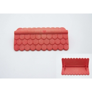 PLAYMOBIL (L3130) MOYEN-AGE - Toit en Tuiles Rouges pour Puits Château 3450