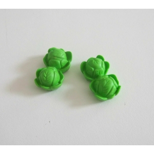 PLAYMOBIL (J1133) EPOQUE 1900 - Fruits Légumes - Lot de 2 Choux Vert
