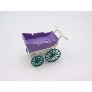 PLAYMOBIL (J169) EPOQUE 1900 - Landau Poussette Couple 5510 Incomplète