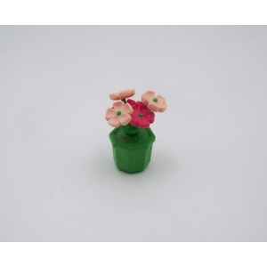 PLAYMOBIL (J1132) EPOQUE 1900 - Pot Bac à Fleurs Vert Marchande de Fleurs 5343