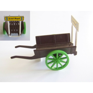PLAYMOBIL (J115) EPOQUE 1900 -Petite Charrette Transport Bagage Hotel Royal 5503