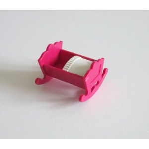 PLAYMOBIL (J2121) EPOQUE 1900 - Berceau Fushia avec Couverture Blanche