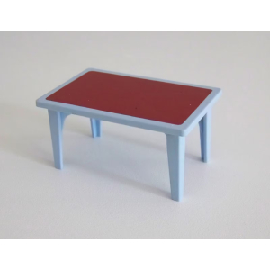 PLAYMOBIL (J226) EPOQUE 1900 - Grande Table Bleue pour Cuisine 5322