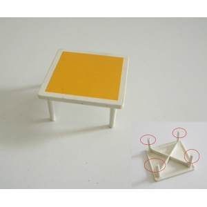 PLAYMOBIL (J220) EPOQUE 1900 - Table Chambre des Enfants 5312 Cassée Sale