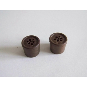 PLAYMOBIL (J2134) EPOQUE 1900 - Lot de 2 Pots Plante Fougère 5316 5320 5323 5325