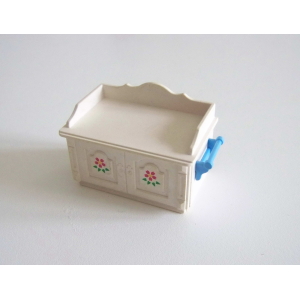 PLAYMOBIL (J2c07) EPOQUE 1900 - Table à Langer Blanche Motifs Fleurs 5313 Sale