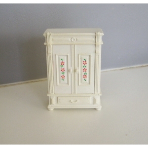 PLAYMOBIL (J2c08) EPOQUE 1900 - Amoire Blanche Chambre des Enfants 5312 Jaunie