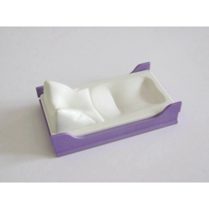 PLAYMOBIL (J265) EPOQUE 1900 - Sommier Violet & Matelas Chambre Parents 5325