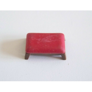 PLAYMOBIL (J273) EPOQUE 1900 - Repose Pieds Coussin Rouge Salon 5320 abimé