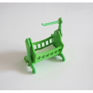 PLAYMOBIL (J2158) EPOQUE 1900 - Berceau Vert avec Matelas Chambre 5311