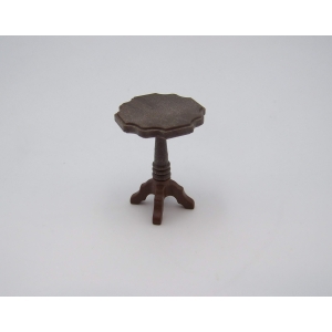 PLAYMOBIL (J2156) EPOQUE 1900 - Guéridon Marron Foncé Salon Cheminée 5310 5320