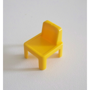 PLAYMOBIL (J249) EPOQUE 1900 - Chaise Jaune d'Ecolier Pupitre Ecole 5314