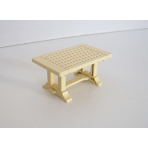 PLAYMOBIL (J2c19) EPOQUE 1900 - Table Blanche Salon Jardin Terrasse 5326 Jaunie