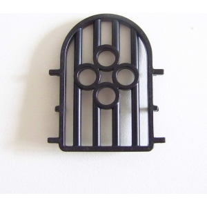 PLAYMOBIL (L3108) MOYEN-AGE - Grille Noire pour Fenêtre Château Maison Vintage