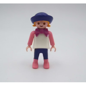 PLAYMOBIL (J357) EPOQUE 1900 - Petite Fille avec Noeud Violet Famille 5510