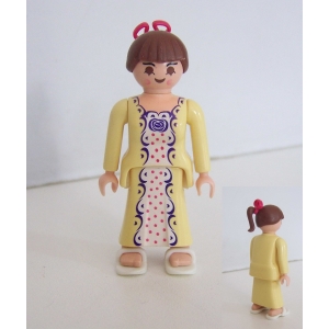 PLAYMOBIL (J397) EPOQUE 1900 - Femme Dame Chemise de Nuit Chambre Parents 5325