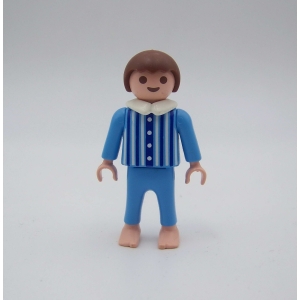 PLAYMOBIL (J307) EPOQUE 1900 - Garçon en Pyjama Rayé Bleu 5324