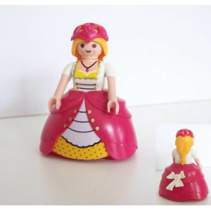 PLAYMOBIL (J378) EPOQUE 1900 - Femme Lady en Robe Rose Série Spéciale 4639