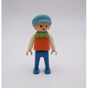 PLAYMOBIL (J334) EPOQUE 1900 - Petit Garçon Casquette Cuisine 5322 (Jauni)