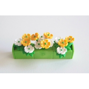 PLAYMOBIL (J442) EPOQUE 1900 - Jardinière avec Fleurs Fenêtre Maisons 5301 5302