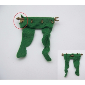 PLAYMOBIL (J490) EPOQUE 1900 - Rideau Vert Tringle Angle Maison 5305 En l'état