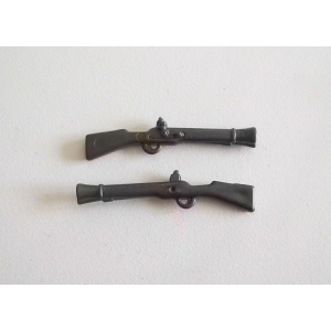 PLAYMOBIL (A2295) PIRATES - Lot de 2 Fusils Tromblons Gris Foncé Canon Long