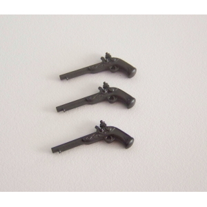 PLAYMOBIL (A2264) PIRATES - Lot de 3 Pistolets à Canon Long