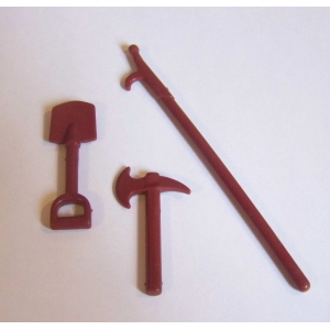PLAYMOBIL (A2234) PIRATES - Accessoires Marron Pelle Hache 3939 & Dinosaure 4175