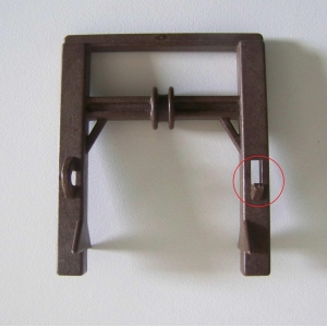 PLAYMOBIL (L31c01) MOYEN-AGE - Cadre Armature de Puits Château 3450 (Cassé)